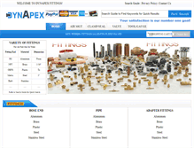 Tablet Screenshot of dynapex.net
